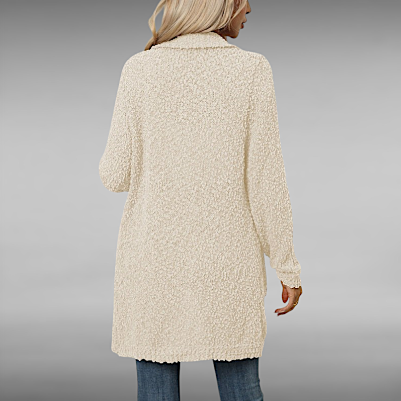 Hanna™ | Casual Ensfarvet Cardigan