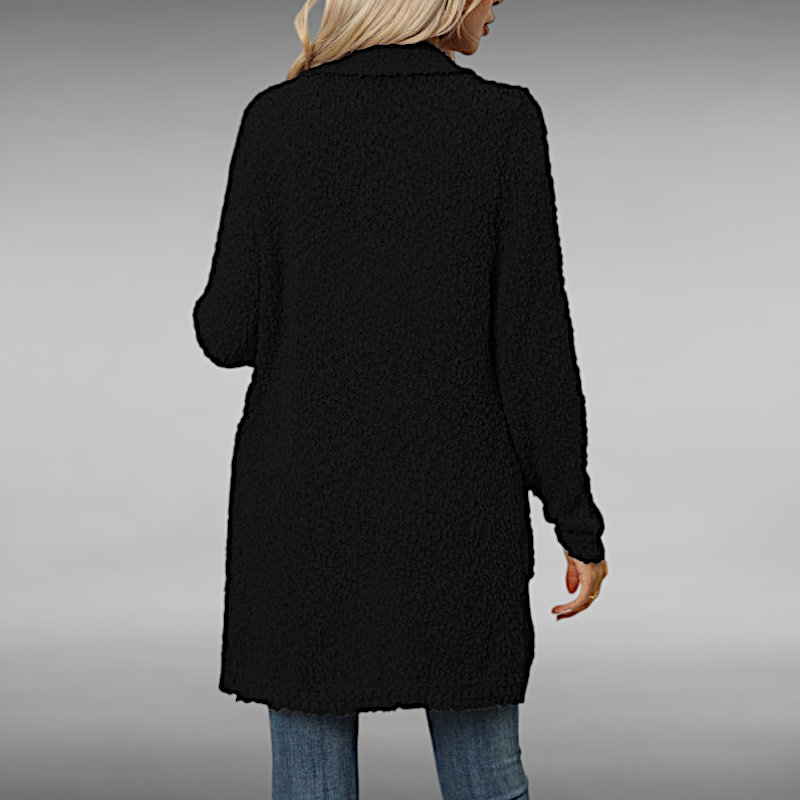 Hanna™ | Casual Ensfarvet Cardigan