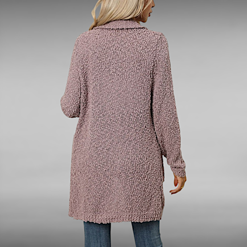 Hanna™ | Casual Ensfarvet Cardigan