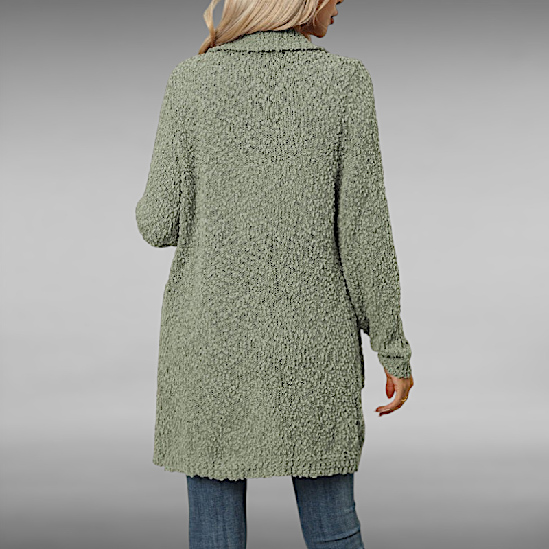 Hanna™ | Casual Ensfarvet Cardigan