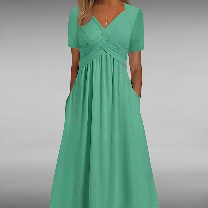 Ebba™ | Elegant Kjole med Flatterende Pasform