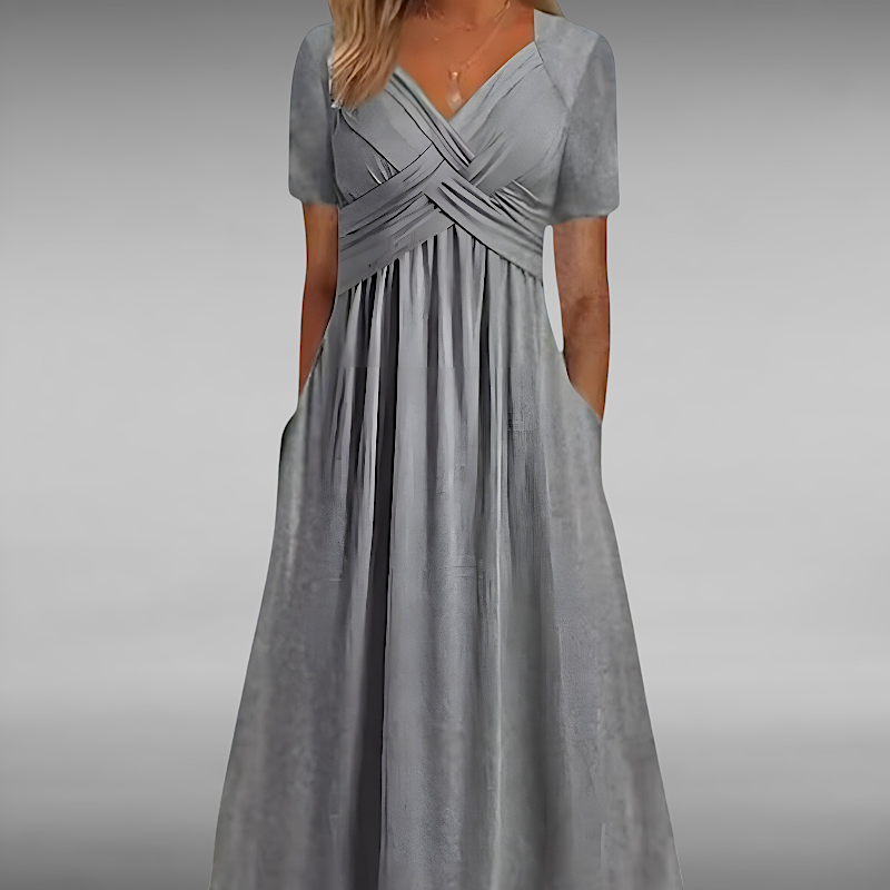 Ebba™ | Elegant Kjole med Flatterende Pasform