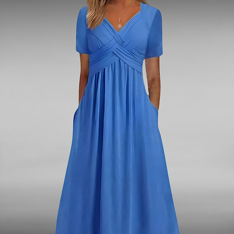 Ebba™ | Elegant Kjole med Flatterende Pasform