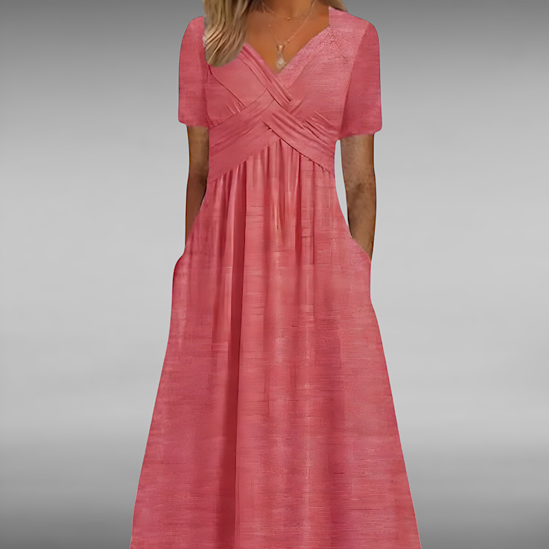 Ebba™ | Elegant Kjole med Flatterende Pasform