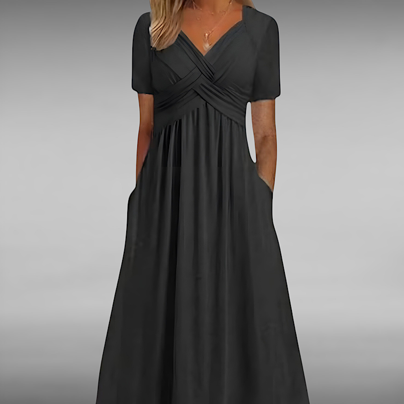 Ebba™ | Elegant Kjole med Flatterende Pasform