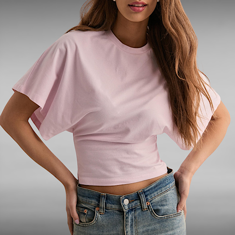 Josefine™ | Ikonisk T-shirt med Statement-ærmer