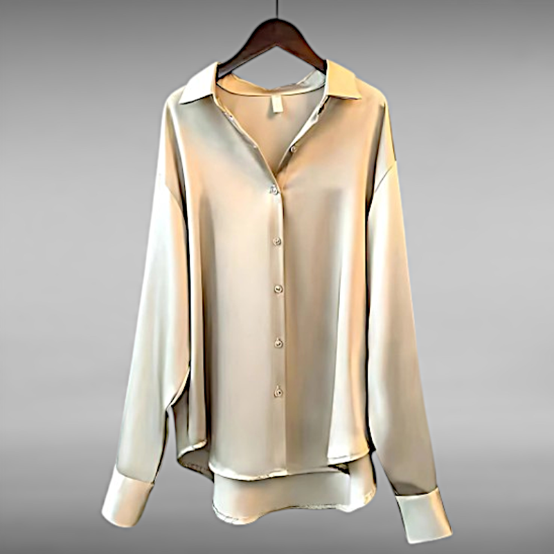 Edith™ | Eksklusiv Silkebluse