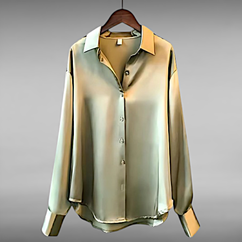 Edith™ | Eksklusiv Silkebluse