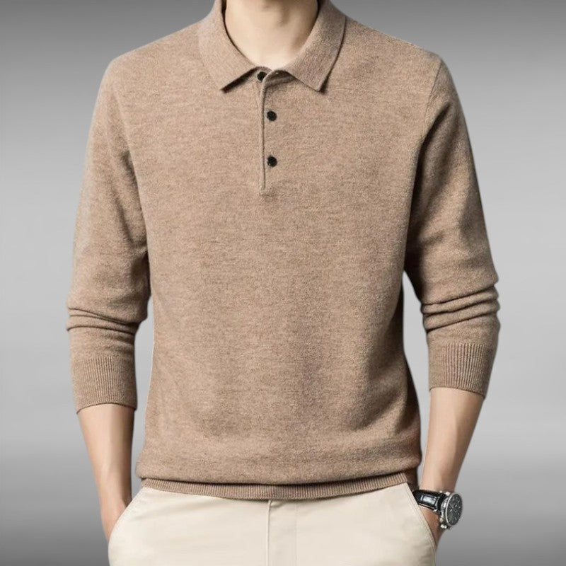 Valdemar™ | Langærmet Cashmere‑Polo