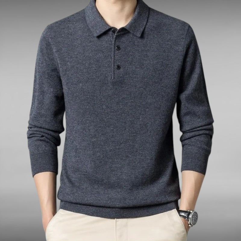 Valdemar™ | Langærmet Cashmere‑Polo