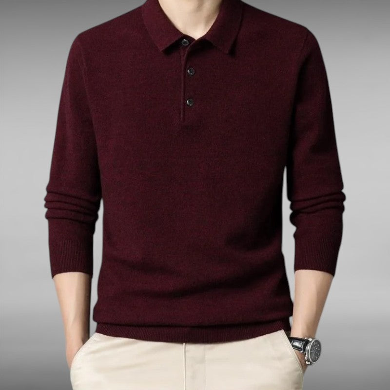 Valdemar™ | Langærmet Cashmere‑Polo