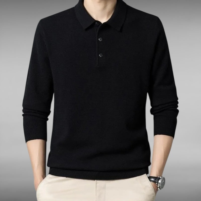 Valdemar™ | Langærmet Cashmere‑Polo