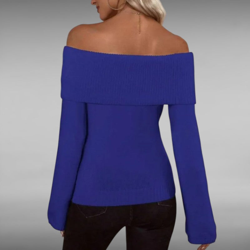 Alberte™ | Skulderfri Trøje i Elegant Design