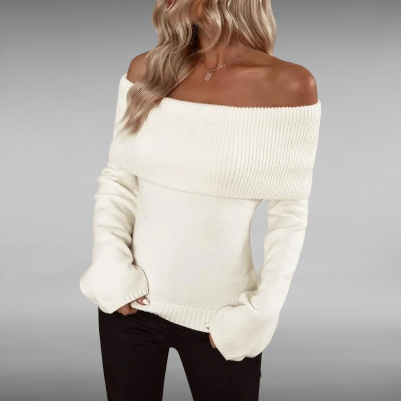 Alberte™ | Skulderfri Trøje i Elegant Design