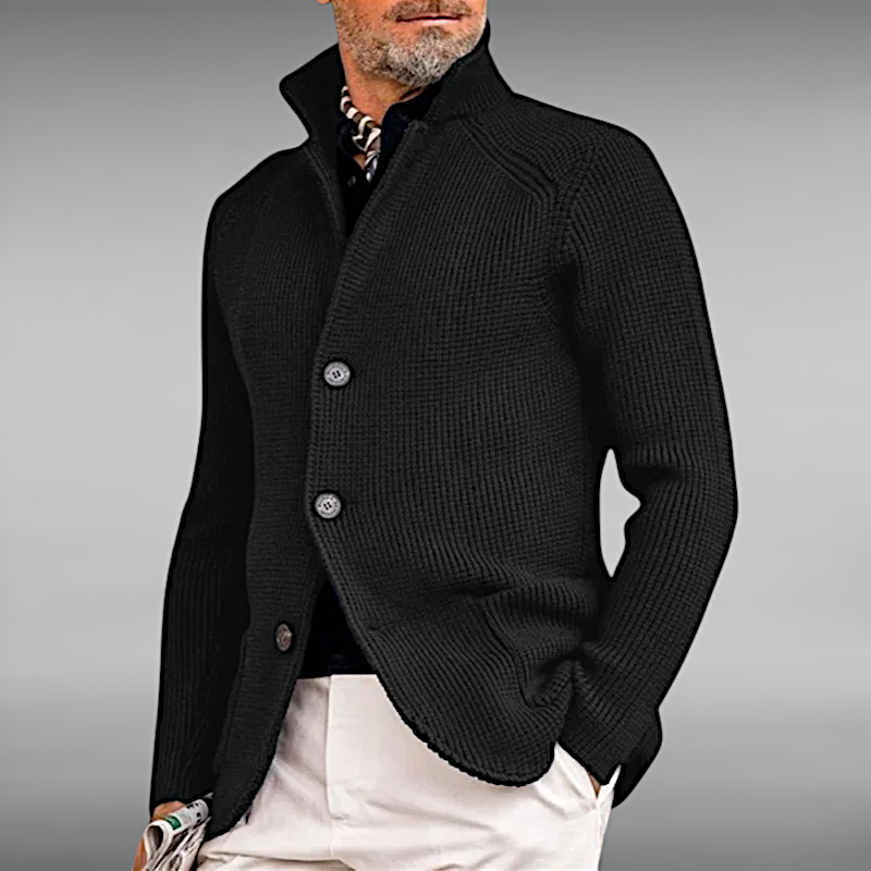 Emil™ | Strikket Cardigan i Uldmix