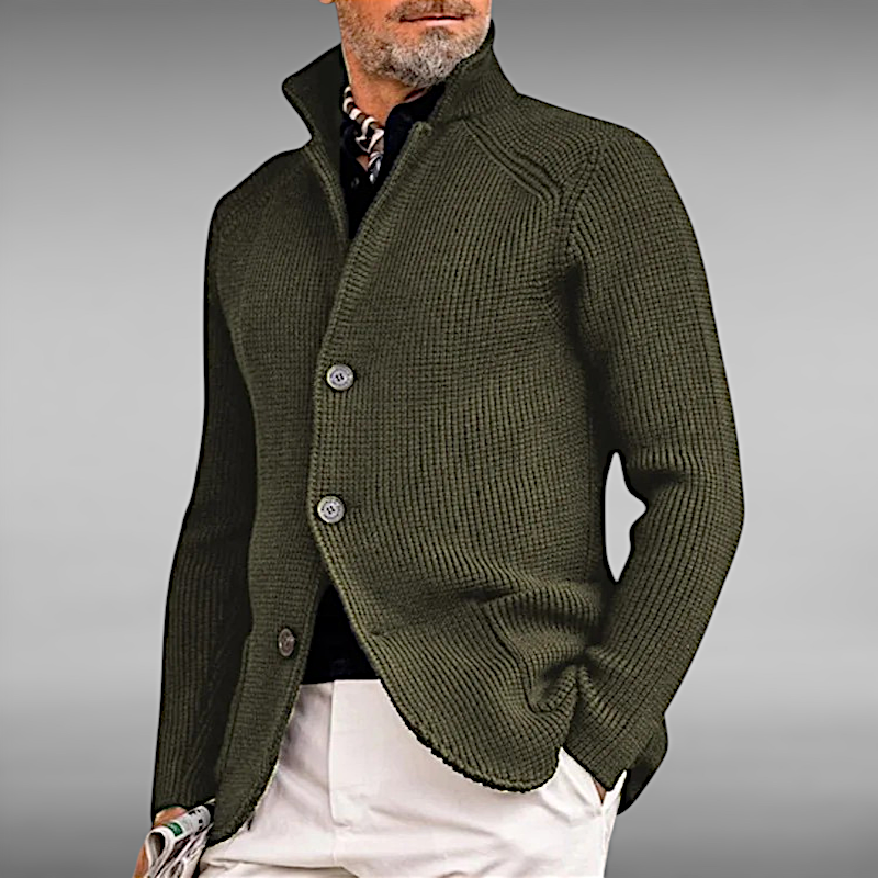 Emil™ | Strikket Cardigan i Uldmix
