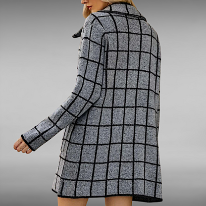 Sofie™ | Casual Geometrisk Strikket Frakke