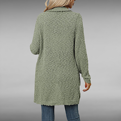 Hanna™ | Casual Ensfarvet Cardigan