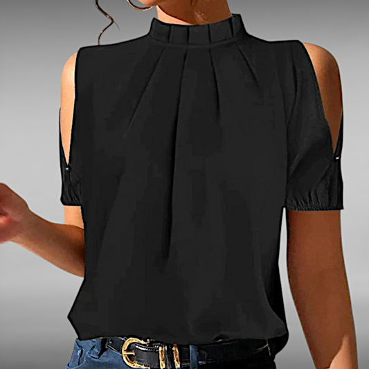 Gry™ | Skulderfri Top med Drapering