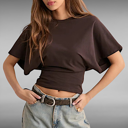 Josefine™ | Ikonisk T-shirt med Statement-ærmer