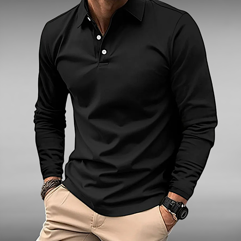 Birk™ | Langærmet Polo til Mænd