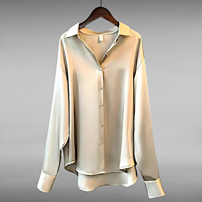 Edith™ | Eksklusiv Silke­bluse