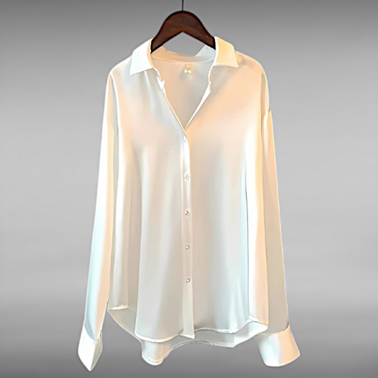 Edith™ | Eksklusiv Silke­bluse