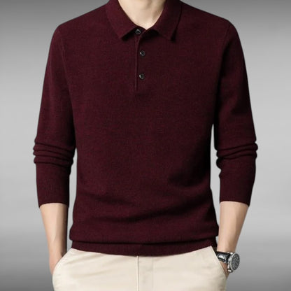 Valdemar™ | Langærmet Cashmere‑Polo