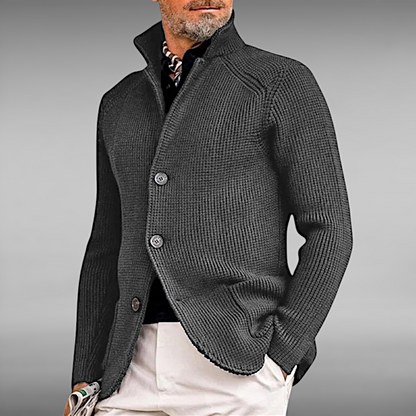 Emil™ | Strikket Cardigan i Uldmix